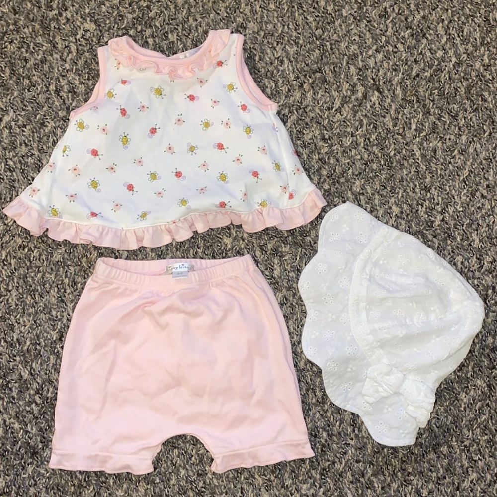 Kissy Kissy 3 Piece Baby Girls Summer Outfit 3-6 months